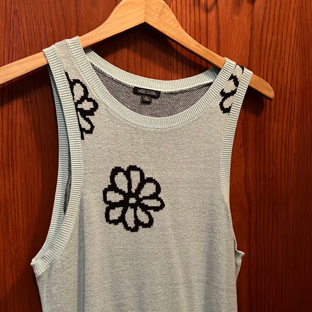 Pale blue floral dress (Target)